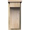 Ekena Millwork Huntington Rough Sawn Corbel w/Backplate, Douglas Fir, 8"W x 10"D x 18"H COR08X10X18HUN01RDF - alternate 3